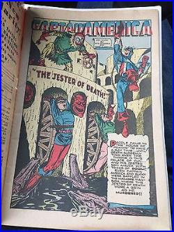 Rare 1944 Timely Golden Age Captain America Comics #40 Schomburg War Cover