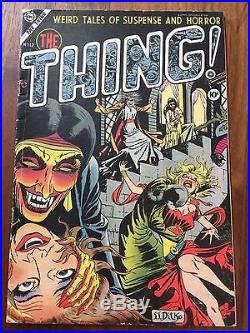 Rare 1954 Golden Age The Thing #12 Ditko Story 1st Published Cover Complete Wow
