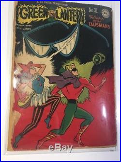 RARE! GREEN LANTERN #31 Harlequin cover/story Golden Age May 1948 UNGRADED