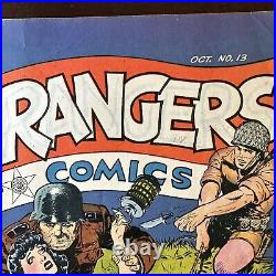 Rangers Comics #13 (1943) Good Girl! GGA! WW2