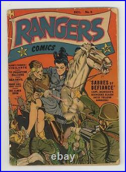 Rangers Comics #8 GD+ 2.5 1942