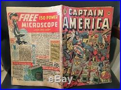 Rare Timely Captain America No. 29 Golden Age Comic 1943