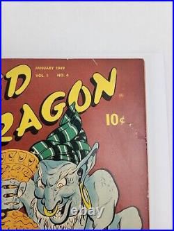 Red Dragon Comics #6 Street & Smith 1949 Golden Age Horror Cover