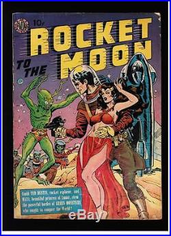 Rocket To The Moon Avon Publication 10¢ Cents Golden Age Comic Book 1951
