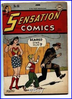 SENSATION COMICS #66 1947-WONDER WOMAN-DC-GOLDEN AGE comic book