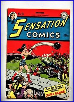 SENSATION Wonder woman Golden Age comic #70