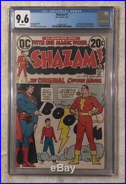 SHAZAM #1 CGC 9.6 White Pages 1st Appearance since the Golden Age
