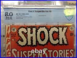 SHOCK SUSPENSTORIES #6 CBCS 8.0 Golden Age Wally Wood cover