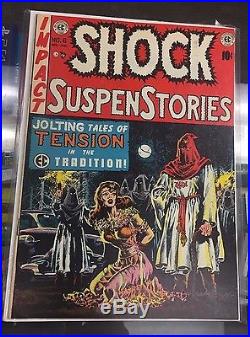 SHOCK SUSPENSTORIES #6 EC 8.0 VF Comic Book Golden Age 1952 HORROR KEY