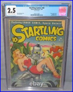 STARTLING COMICS #49 Alex Schomburg Classic Robot Bondage Cover CGC 2.5 GD+ 1948