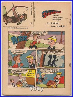 SUPERMAN #1 Swedish Golden Age Comic! Classic Superman cover DC COMICS 1952 RARE