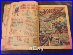 Superman #15 DC Golden Age-single Owner Collection Comic Low Grade Urestored