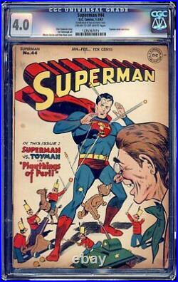 SUPERMAN # 44 Awesome GOLDEN AGE! NICE! CGC 1226367015