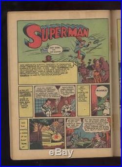 SUPERMAN 9 DC Golden age comic