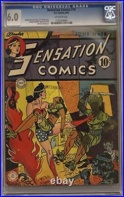 Sensation Comics #18 CGC 6.0 1943 1102704006