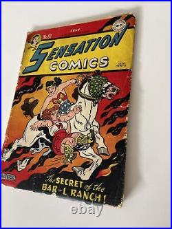 Sensation Comics #67 (1947) Wonder Woman Golden Age DC Comics