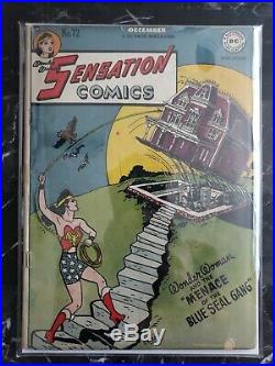 Sensation Comics #72 (1947) DC Comics Golden Age Wonder Woman Mylar