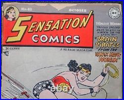 Sensation Comics #82? GOLDEN-AGE WONDER WOMAN? Last Little Boy Blue 1948