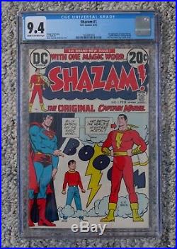 Shazam #1 (1973) CGC 9.4 1st Captain Marvel Appearance Since Golden Age