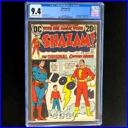 Shazam #1 (1973) CGC 9.4 OW-W 1st Captain Marvel since Golden Age! Comic