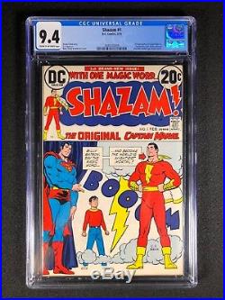 Shazam #1 CGC 9.4 (1973) 1st app of Captain Marvel since Golden Age