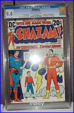 Shazam #1 CGC 9.4 1st Captain Marvel Appearance since Golden Age OWW