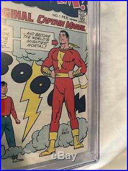 Shazam #1 CGC 9.6 First Captain Marvel Since the Golden Age! Owithw