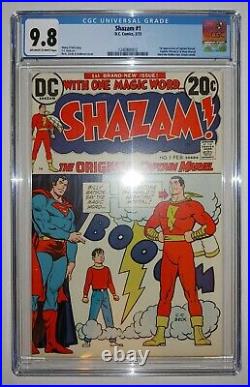 Shazam #1 CGC 9.8 1st Capt Marvel since Golden Age OWW 1973