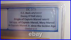 Shazam #1 (DC, 2/73) PGX 7.5 1st Captain Marvel & Mary Marvel since Golden age