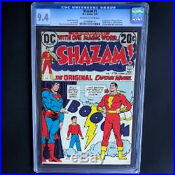 Shazam #1 (dc 1973) Cgc 9.4 Ow-w 1st Appearance Since Golden Age! Key Book