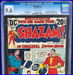 Shazam #1 (dc 1973) Cgc 9.6 1st Appearance Since Golden Age! Key Book