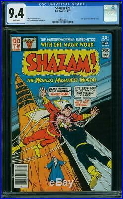 Shazam #28 CGC 9.4 First Black Adam since Golden Age. Great Comic Great Price