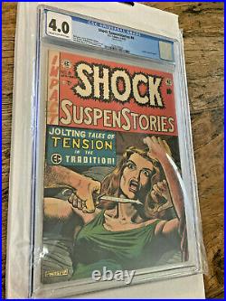 Shock SuspenStories #8 CGC 4.0 Golden Age Pre-Code Horror 1953 Assault & Murder