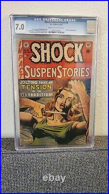 Shock SuspenStories #8 High Grade 7.0 Pre-Code Golden Age EC Horror Comic 1953