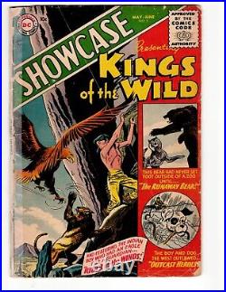 Showcase #2 (Kings of the Wild) Late Golden Age Vintage DC Comic 1956 GD