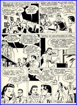 Shuster Studio GOLDEN AGE SUPERMAN PG 12 Original Art (1944)
