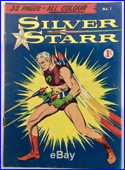 Silver Starr #1 Golden Age Australian Drawn Comic Stanley Pitt Full Colour Comic