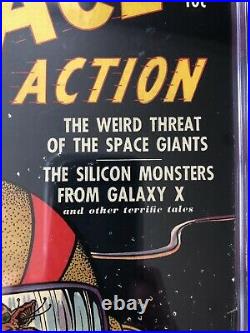 Space Action #2 CGC 4.0 8/'52 Classic Cover, Rare Golden Age Sci-Fi From Ace