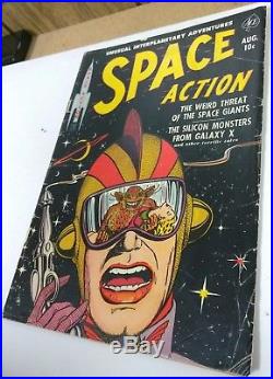 Space action 2 1952 pre code horror sci-fi golden age comics