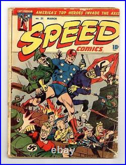 Speed Comics #31 GD+ 2.5 1944
