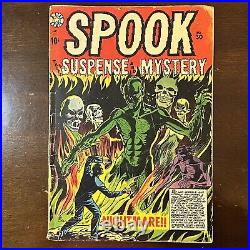Spook #30 (1954) Skull Cover! Golden Age Horror PCH