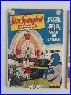 Star Spangled Comics 88, 89 Batman And Robin DC Golden Age 1949 Rare