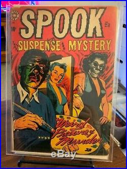 Star Spook Suspense & Mystery 23 LB Cole Golden Age Pre Code Horror Great Cover