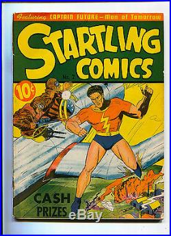 Startling Comics #2 SCARCE Nedor Pub Captain Future Don Davis VINTAGE Golden Age