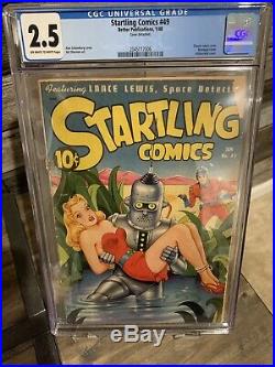 Startling Comics #49 CGC 2.5 Golden Age Schomburg Cover Classic Cover (Bender)