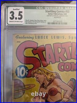 Startling Comics #53 Last Issue, Classic Cover CGC 3.5 Green Label