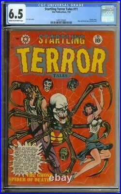 Startling Terror Tales #11 Cgc 6.5 Cr/ow Pages // Classic L. B. Cole Golden Age
