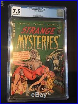 Strange Mysteries 1 CGC 7.5 Golden Age Horror Classic