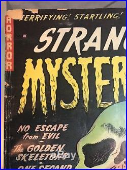 Strange Mysteries #12 Vg- Extremely Rare Golden Age Horror Superior Comic (1953)