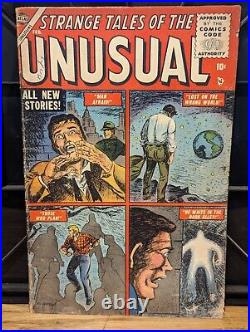 Strange Tales of the Unusual 2 G/VG Golden Age Horror Atlas Comics FEB 1956